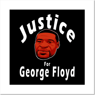 Justice For George Floyd Posters and Art